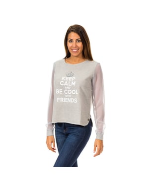 Jersey manga Larga cuello redondo 70DML0155 mujer
