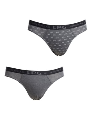Pack-2 Slips tejido transpirable y frontal anatómico LP1015 niño