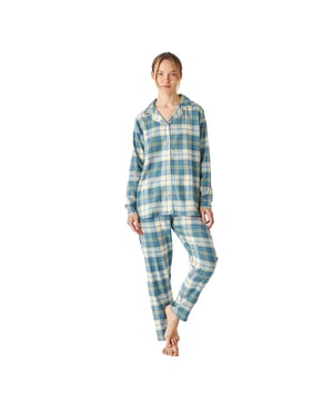 Pijama camisero manga larga JJB3 mujer