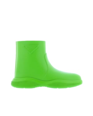 Botas de goma con logotipo de Prada