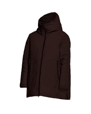 Jack Wolfskin Tech Lab Mens Brown Boxy Cape Coat