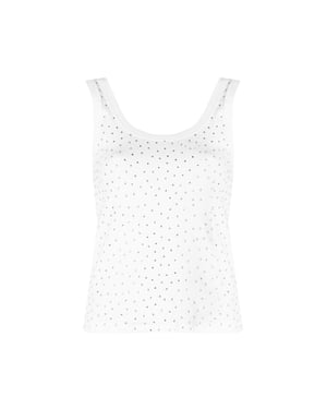 Pinko Top Morato de mujer Blanco