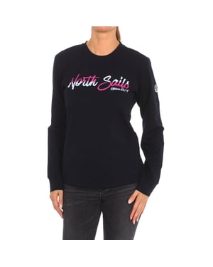 Sudadera de manga larga y cuello redondo 9024250 mujer