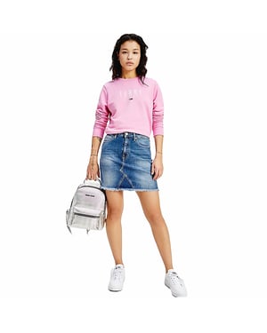 Falda de mujer Tommy Jeans con logo de bandera