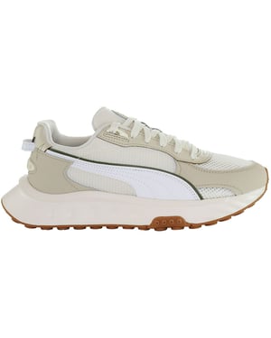 Zapatillas Puma Wild Rider Futurism Blanco roto para niño