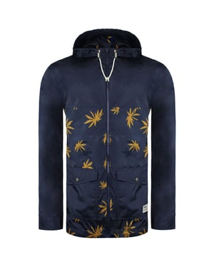 Chaqueta Vans Off The Wall Printed Hombre Azul Marino/Marrón
