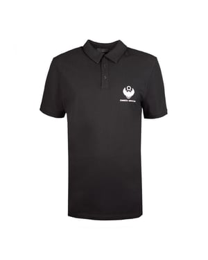 Frankie Morello camisa polo del hombre negro