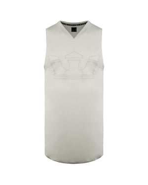 Supra V-Neck sin mangas de White Mens Logotipo Gráfico Chaleco 192180 036