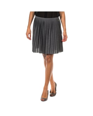 Falda Plisada con cremallera lateral 70DGC0247 mujer