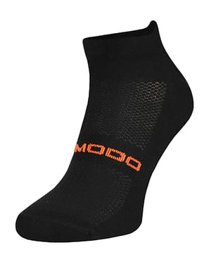 Comodo - Calcetines unisex de lana merino para correr | Calcetines deportivos ligeros - Negro