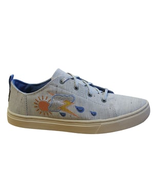 Toms Lenny Gray Trainers - Niños