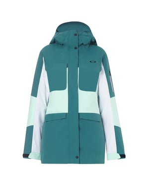 Oakley Sleve Bluewhite Women Moonshine 2L 10k Chaqueta de capucha 511738 6A9