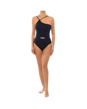 Bañador de un solo hombro MM1N542 mujer
