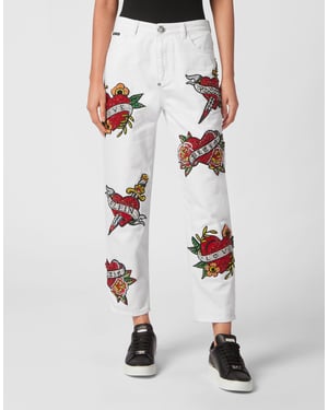 Vaqueros Mom Fit Love