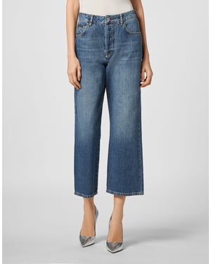 Pantalones Vaqueros Loose Fit Iconic Plein