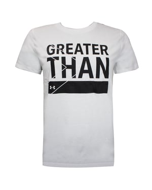 Under Armour Geather que la camiseta Graphic Top White 1356306 100
