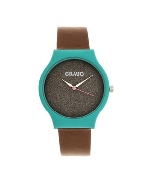 Reloj unisex Crayo con purpurina