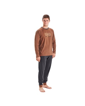 Pijama de Invierno manga larga cuello redondo MU1 hombre
