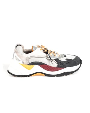 Geox Zapatillas T02 A de mujer amarillo, Gris