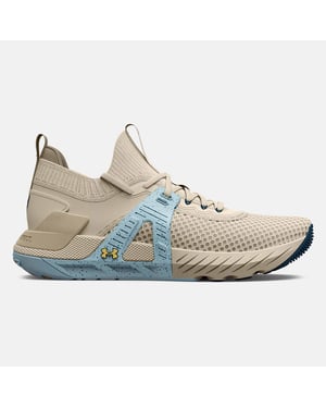 Under Armour Project Rock 4 Team Beige Womens entrenadores