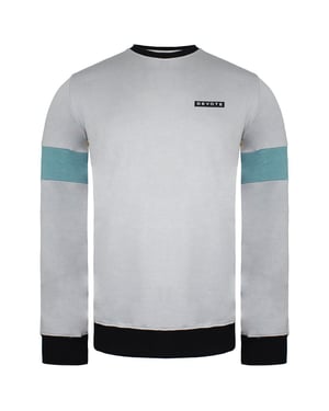 Devote london Clayton hombre gris/suéter de teale