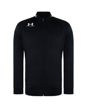 Under Armour Challenger III Black ZipUp Long Mangeve Men Tack Jacket 1343919 001