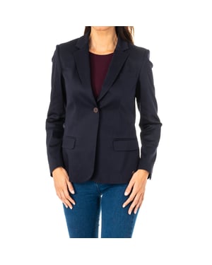Americana manga larga con cuello de solapa KWJ001 mujer