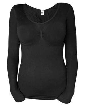 Heat Holders - Camiseta Térmica de Algodón para Damas de Manga Larga