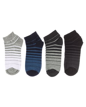 Pack de 4 Calcetines tobilleros hombre