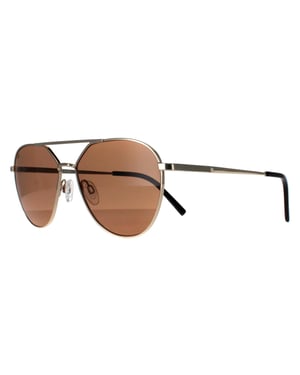 Serengeti Aviator Unisex Brillante Oro Claro Saturno Polarizado Odell