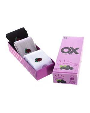 Pack de 6 calcetines bajos OX con aromas frescos talla única 36-41