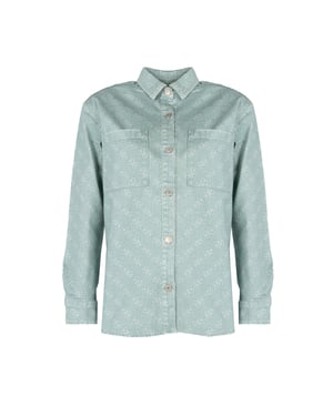 Guess Camisa Tosca de mujer verde