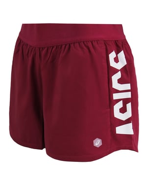 Asics Performance Womens Borgoña Shorts