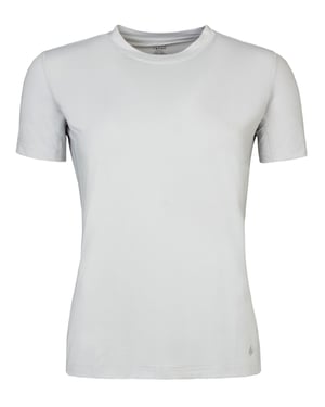Camiseta Térmica de Mujer para Invierno | Calentadores | Camiseta de Manga Corta | Forro Polar - Gris