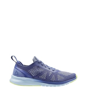 Reebok imprime clip suave ultk púrpura sintética para mujeres entrenadores bs5135