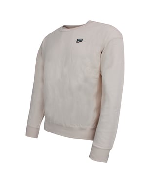 Puma en el centro de la tripulación del cuello de la manga larga sobre jersey para hombre 596011 89