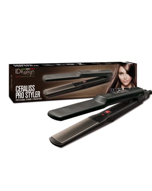 PLANCHA PROFESIONAL DE CERÁMICA CERALISS PROSTYLER 35 W 
31 X 8 X 4 CM