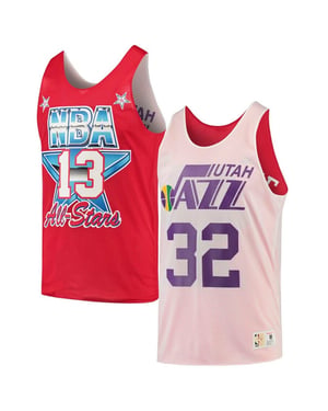 Chaleco Mitchell & Ness Reversible Utah Jazz Karl Malone Hombre
