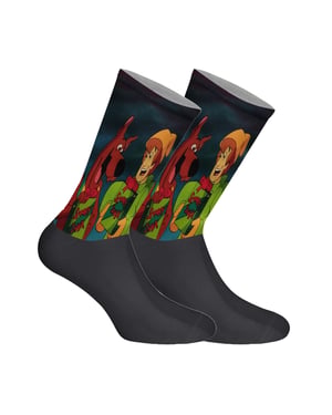 Calcetines de caña larga estampados elásticos unisex