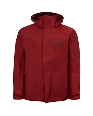 Jack Wolfskin Highland Mens Borgoña