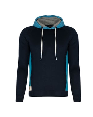 Takeshy Kurosawa Suéter With Hood del hombre azul
