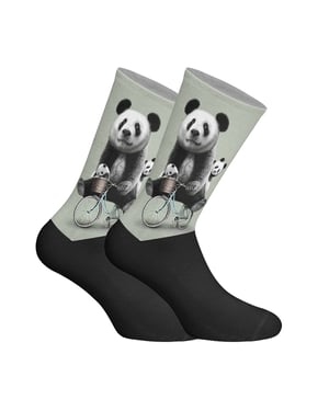 Calcetines de caña larga estampados elásticos unisex