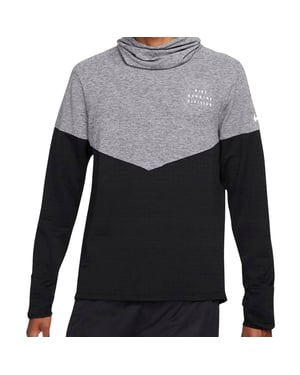 Camisa azul marino de manga larga con logo de la marca Aquascutum
