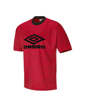 Camiseta de hombre rojo de graffiti umbro