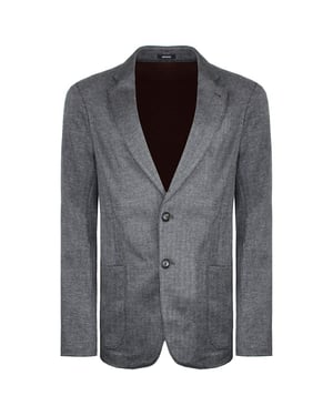 Emporio Armani Exclusivo Hombre Gris Impreso Blazer