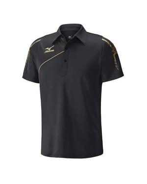 Polo Mizuno DryLite Hombre Negro