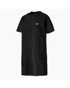 Vestido de camiseta del centro de Puma Womens Top informal Black 595693 01