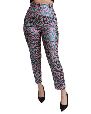Pantalones Cortos de Cintura Alta Multicolores de Mujer de Dolce & Gabbana