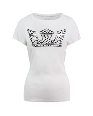 Supra White Crown Slewe Short Trew Crew Camiseta para mujer 192232 163