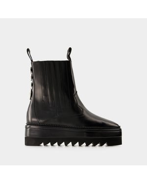 Aj1311 Botas - Toga Pulla - Piel - Negro